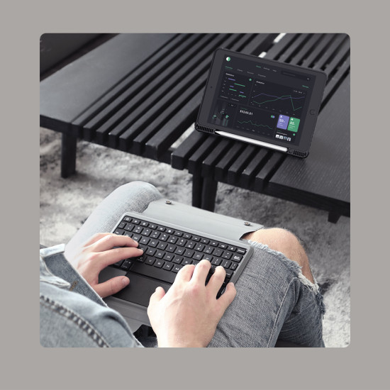 iPad 10.2 2019/2020/2021 Калъф с клавиатура и тъчпад iPad 10.2 2019/2020/2021 Калъф с клавиатура и тъчпад