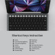 iPad 10.2 2019/2020/2021 Калъф с клавиатура и тъчпад
