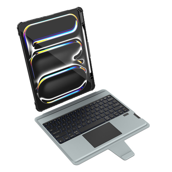 iPad Air 13 2024/Pro 12.9 2020/2021/2022 Калъф с клавиатура и тъчпад iPad Air 13 2024/Pro 12.9 2020/2021/2022 Калъф с клавиатура и тъчпад
