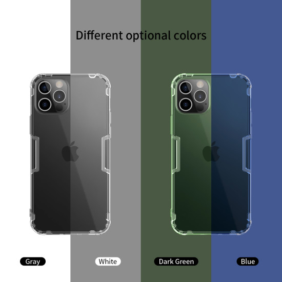 Apple iPhone 12 / 12 Pro Nature TPU силиконов калъф зелен Apple iPhone 12 / 12 Pro Nature TPU силиконов калъф зелен