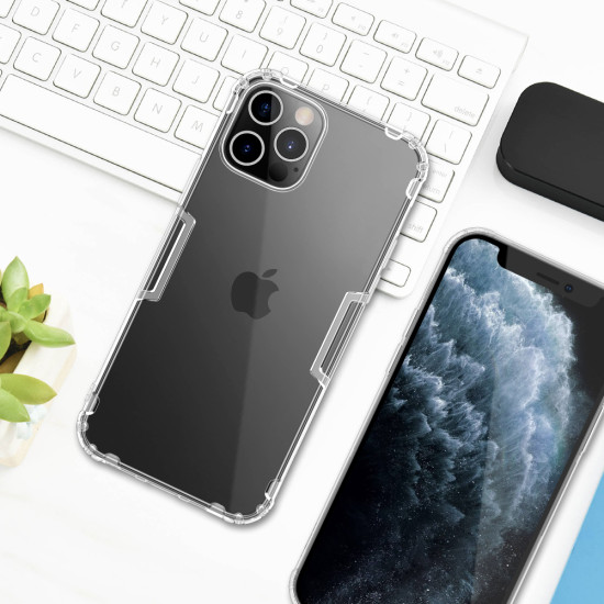 Apple iPhone 12 / 12 Pro Nature TPU силиконов калъф зелен Apple iPhone 12 / 12 Pro Nature TPU силиконов калъф зелен