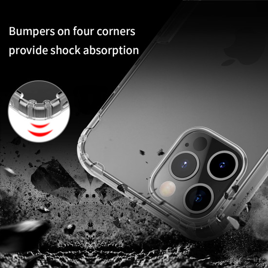 Apple iPhone 12 / 12 Pro Nature TPU силиконов калъф зелен Apple iPhone 12 / 12 Pro Nature TPU силиконов калъф зелен