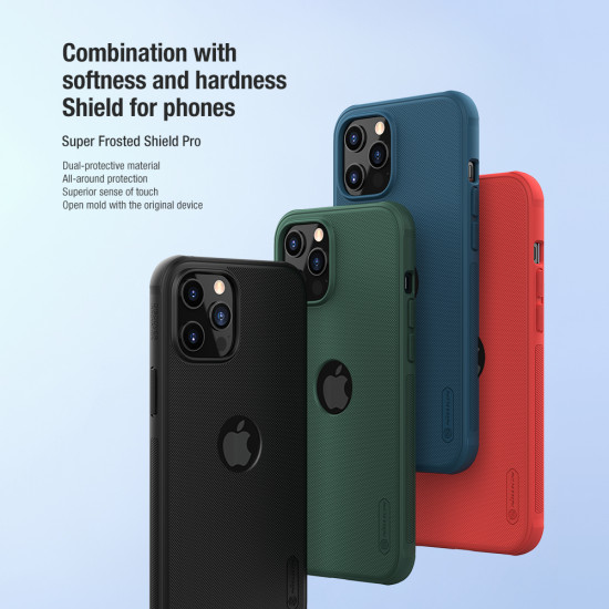 iPhone 12 / 12 Pro калъф твърд гръб Nillkin червен iPhone 12 / 12 Pro калъф твърд гръб Nillkin червен