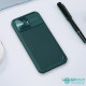 Apple iPhone 13 Pro MAX кожен калъф със защита на камерата зелен