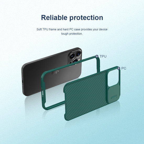 iPhone 13 Pro MAX твърд гръб със защита на камерата зелен iPhone 13 Pro MAX твърд гръб със защита на камерата зелен