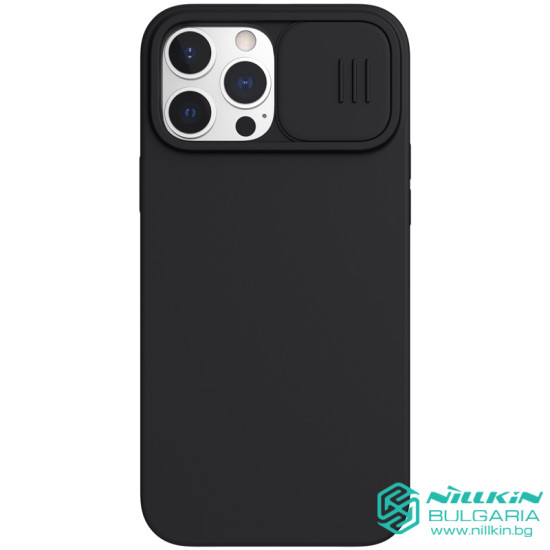 iPhone 13 PRO MAX силиконов калъф със защита на камерата черен iPhone 13 PRO MAX силиконов калъф със защита на камерата черен