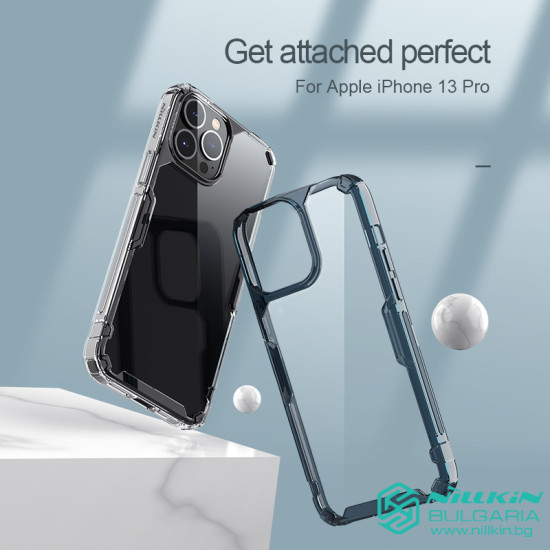Apple iPhone 13 PRO Nature TPU Pro силиконов калъф син Apple iPhone 13 PRO Nature TPU Pro силиконов калъф син