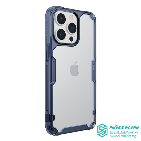 Apple iPhone 13 PRO Nature TPU Pro силиконов калъф син Apple iPhone 13 PRO Nature TPU Pro силиконов калъф син