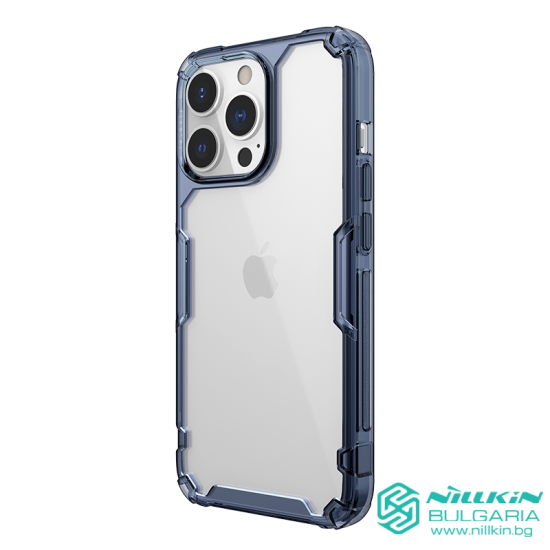 Apple iPhone 13 PRO Nature TPU Pro силиконов калъф син Apple iPhone 13 PRO Nature TPU Pro силиконов калъф син