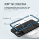 Apple iPhone 15 PRO MAX магнитен Nature TPU Pro силиконов калъф син