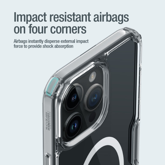 Apple iPhone 15 PRO MAX магнитен Nature TPU Pro силиконов калъф прозрачен Apple iPhone 15 PRO MAX магнитен Nature TPU Pro силиконов калъф прозрачен