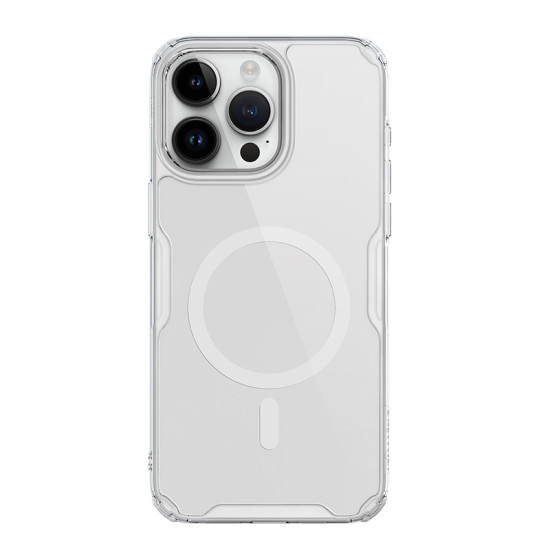 Apple iPhone 15 PRO MAX магнитен Nature TPU Pro силиконов калъф прозрачен Apple iPhone 15 PRO MAX магнитен Nature TPU Pro силиконов калъф прозрачен