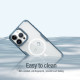 Apple iPhone 15 PRO MAX магнитен Nature TPU Pro силиконов калъф син