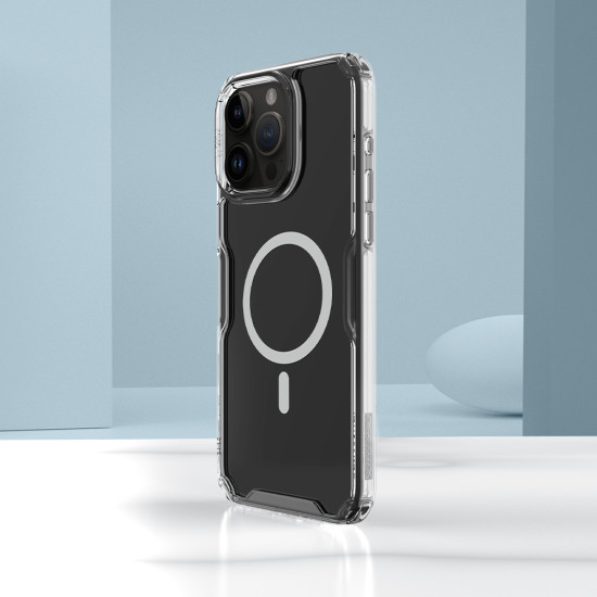 Apple iPhone 15 PRO MAX магнитен Nature TPU Pro силиконов калъф прозрачен Apple iPhone 15 PRO MAX магнитен Nature TPU Pro силиконов калъф прозрачен