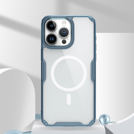 Apple iPhone 15 PRO MAX магнитен Nature TPU Pro силиконов калъф прозрачен Apple iPhone 15 PRO MAX магнитен Nature TPU Pro силиконов калъф прозрачен