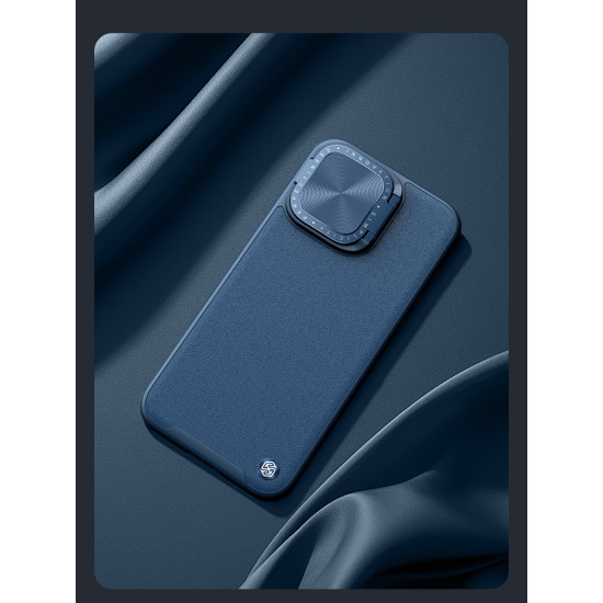 Apple iPhone 15 Pro Max магнитен кожен калъф със защита на камерата черен Apple iPhone 15 Pro Max магнитен кожен калъф със защита на камерата черен