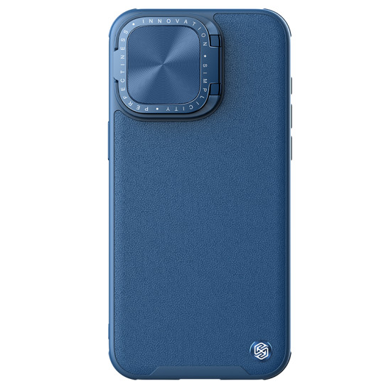 Apple iPhone 15 Pro Max магнитен кожен калъф със защита на камерата черен