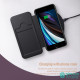 iPhone SE 2020 / 7 / 8 кожен флип калъф Ming черен