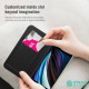 iPhone SE 2020 / 7 / 8 кожен флип калъф Ming черен