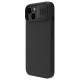 iPhone 14 / 13 магнитен силиконов калъф със защита на камерата черен