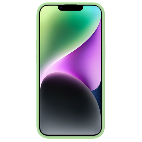 iPhone 14 / 13 силиконов магнитен калъф със защита на камерата зелен iPhone 14 / 13 силиконов магнитен калъф със защита на камерата зелен