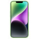 iPhone 14 / 13 силиконов магнитен калъф със защита на камерата зелен