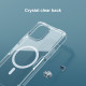 Apple iPhone 13 / 14 магнитен Nature TPU Pro силиконов калъф прозрачен син