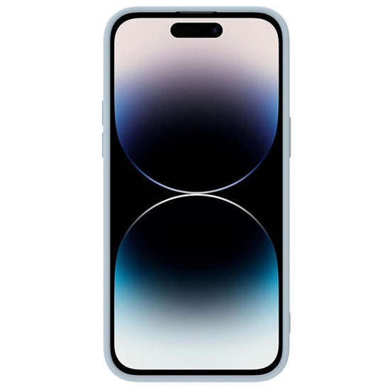 iPhone 14 силиконов магнитен калъф със защита на камерата сив iPhone 14 силиконов магнитен калъф със защита на камерата сив