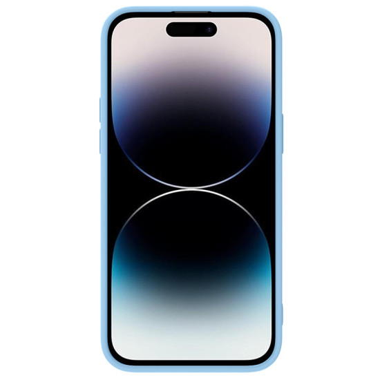iPhone 14 Pro MAX силиконов магнитен калъф със защита на камерата син iPhone 14 Pro MAX силиконов магнитен калъф със защита на камерата син