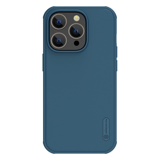 iPhone 14 Pro MAX калъф твърд гръб с вграден магнит син iPhone 14 Pro MAX калъф твърд гръб с вграден магнит син