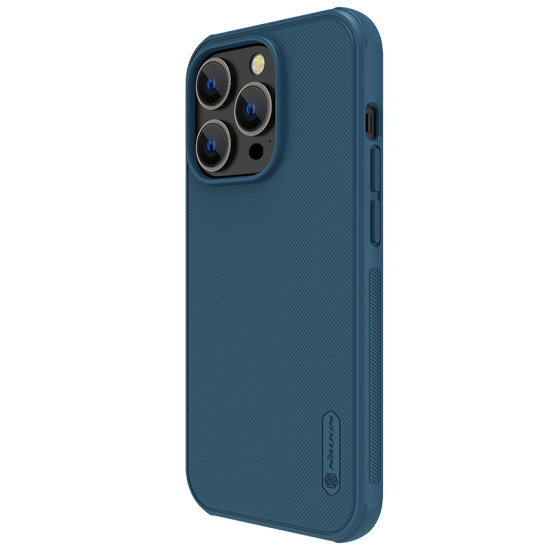 iPhone 14 Pro MAX калъф твърд гръб с вграден магнит син iPhone 14 Pro MAX калъф твърд гръб с вграден магнит син