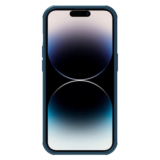 iPhone 14 Pro MAX калъф твърд гръб с вграден магнит син iPhone 14 Pro MAX калъф твърд гръб с вграден магнит син