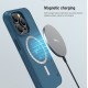 iPhone 14 Pro MAX калъф твърд гръб с вграден магнит син iPhone 14 Pro MAX калъф твърд гръб с вграден магнит син