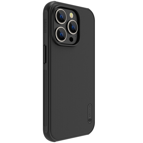 iPhone 14 Pro MAX калъф твърд гръб с вграден магнит черен iPhone 14 Pro MAX калъф твърд гръб с вграден магнит черен