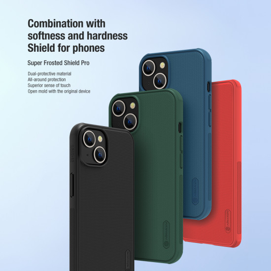 iPhone 14 Pro калъф твърд гръб син iPhone 14 Pro калъф твърд гръб син