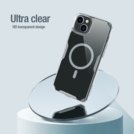 Apple iPhone 15 Plus магнитен Nature TPU Pro силиконов калъф син Apple iPhone 15 Plus магнитен Nature TPU Pro силиконов калъф син