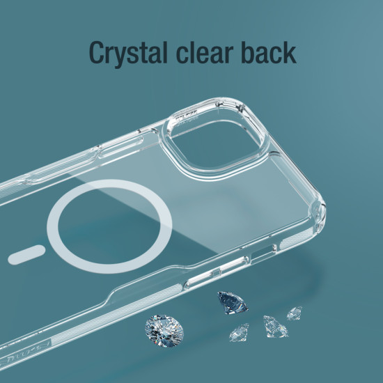 Apple iPhone 15 Plus магнитен Nature TPU Pro силиконов калъф син Apple iPhone 15 Plus магнитен Nature TPU Pro силиконов калъф син