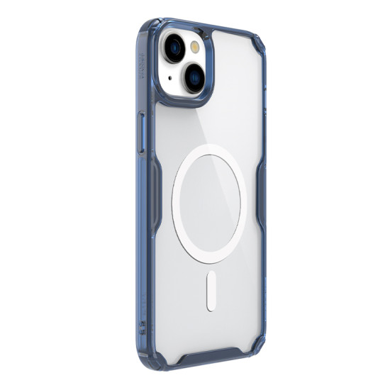 Apple iPhone 15 Plus магнитен Nature TPU Pro силиконов калъф син Apple iPhone 15 Plus магнитен Nature TPU Pro силиконов калъф син
