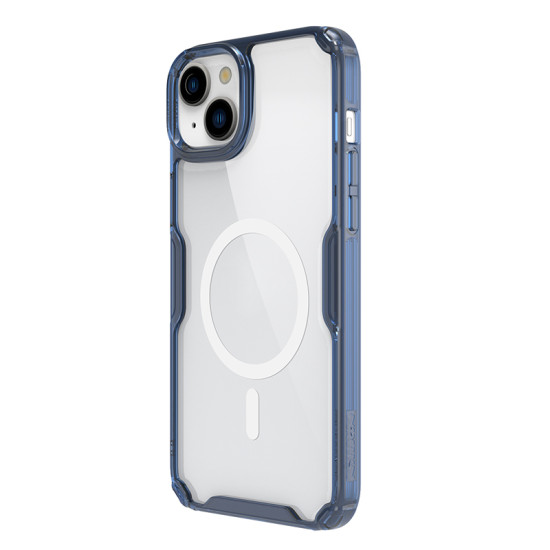 Apple iPhone 15 Plus магнитен Nature TPU Pro силиконов калъф син Apple iPhone 15 Plus магнитен Nature TPU Pro силиконов калъф син