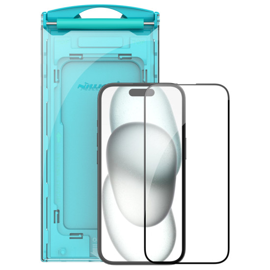 iPhone 15 EZ SET Темперирано стъкло Nillkin - 3бр. iPhone 15 EZ SET Темперирано стъкло Nillkin - 3бр.