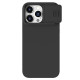 iPhone 15 Pro Max силиконов магнитен калъф със защита на камерата черен iPhone 15 Pro Max силиконов магнитен калъф със защита на камерата черен