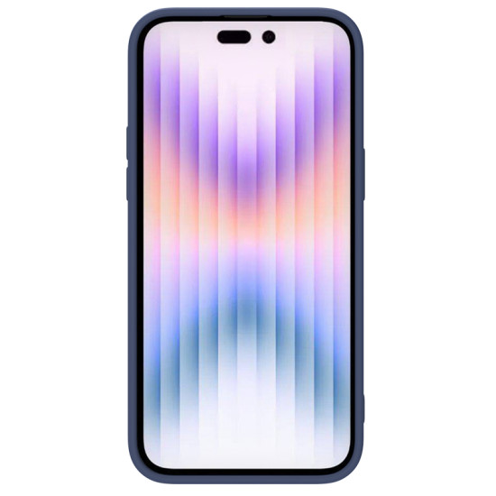 iPhone 15 Pro Max силиконов магнитен калъф със защита на камерата тъмно син iPhone 15 Pro Max силиконов магнитен калъф със защита на камерата тъмно син