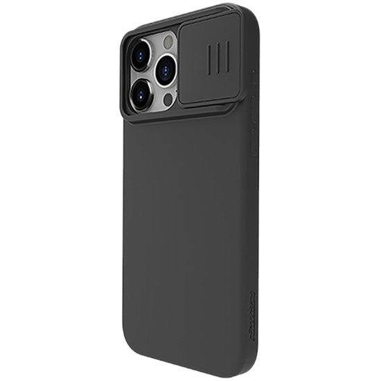 iPhone 15 Pro Max силиконов магнитен калъф със защита на камерата черен iPhone 15 Pro Max силиконов магнитен калъф със защита на камерата черен
