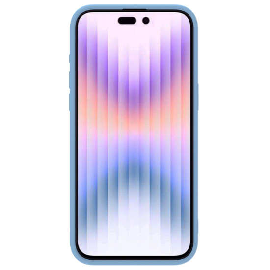 iPhone 15 Pro Max силиконов магнитен калъф със защита на камерата син iPhone 15 Pro Max силиконов магнитен калъф със защита на камерата син