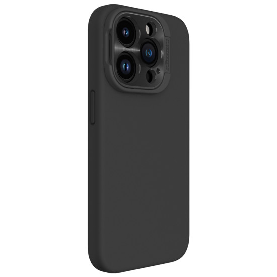 Apple iPhone 16 Pro магнитен силиконов калъф LensWing Prop със защита на камерата черен Apple iPhone 16 Pro магнитен силиконов калъф LensWing Prop със защита на камерата черен