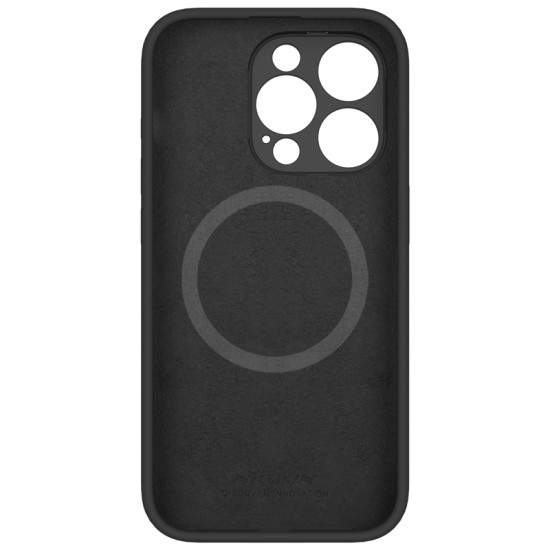 Apple iPhone 16 Pro магнитен силиконов калъф LensWing Prop със защита на камерата черен Apple iPhone 16 Pro магнитен силиконов калъф LensWing Prop със защита на камерата черен