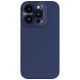 Apple iPhone 16 Pro магнитен силиконов калъф LensWing Prop със защита на камерата син Apple iPhone 16 Pro магнитен силиконов калъф LensWing Prop със защита на камерата син