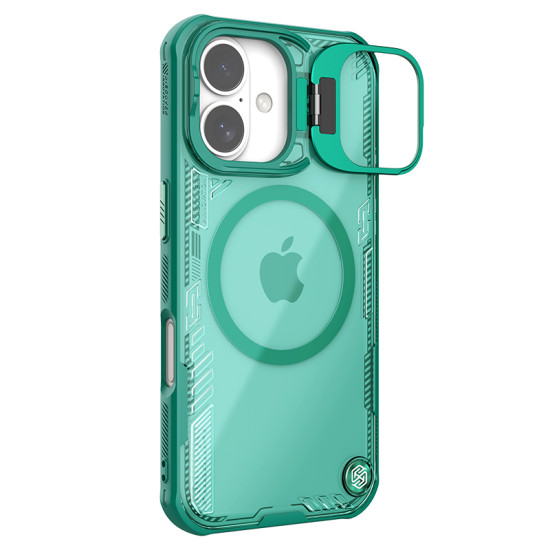 Apple iPhone 16 Iceblade Prop магнитен прозрачен твърд гръб зелен Apple iPhone 16 Iceblade Prop магнитен прозрачен твърд гръб зелен