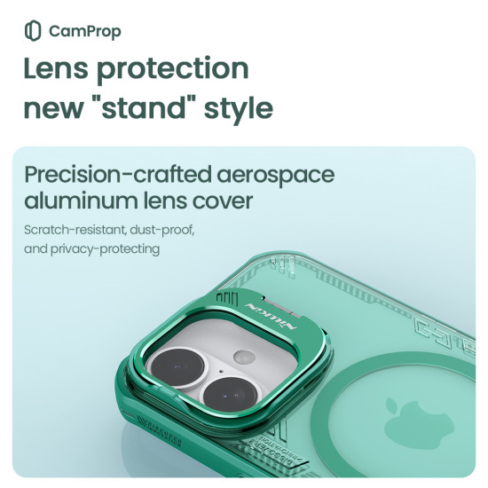 Apple iPhone 16 Iceblade Prop магнитен прозрачен твърд гръб зелен Apple iPhone 16 Iceblade Prop магнитен прозрачен твърд гръб зелен
