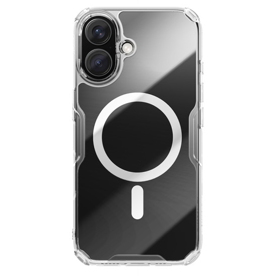 Apple iPhone 16 Plus магнитен Nature TPU Pro силиконов калъф прозрачен